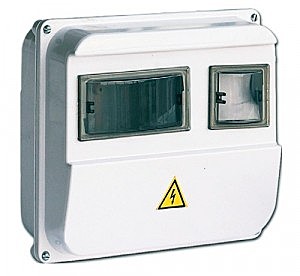 Корпус пластиковый под счетчик ЩУРн-П 1/3 с окошк. (1ф, 3мод.)  IP66 РС IEK MSP1-N-03-66-L