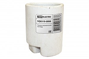 Патрон E40 TDM керамический (контакты медь, гильза медь) SQ0319-0006