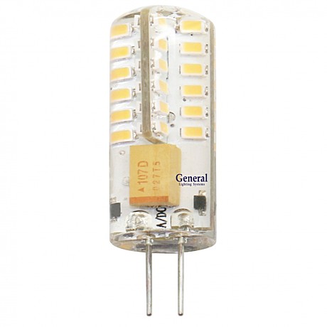 Лампа светодиодная G4 General 12V 3W 2700K GLDEN-G4-3-S-12-2700 652200
