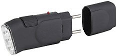 Фонарь ручной "Эра", 3 x LED. SDA10M,вилка220V.BL