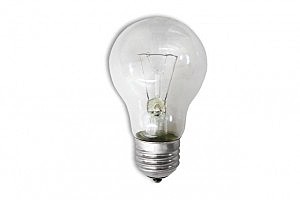 Лампа накаливания E27 60W 230V цветная гофра