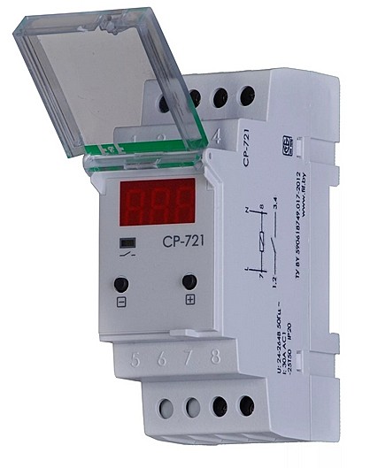 Реле контроля напряжения CP-721 230В, 30А, 1-фазный ЕА04.009.003