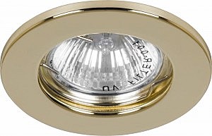 Светильник Feron встр. MR16 GU5.3 круг золото металл 80(60)x25 DL10 15110