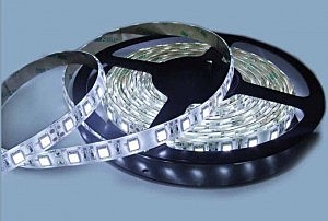 Светодиодная лента SMD5050 60led/m 14.4W/m  IP20  12V 3000K 2K  5м GLS-5050-60-14.4-12-IP20-3, 5030