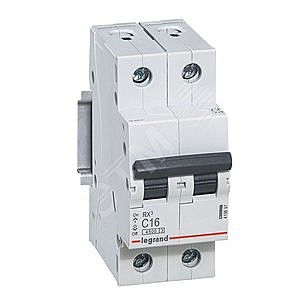 Автомат Legrand 2P 50 А выкл. автоматический RX3 4,5 кA C