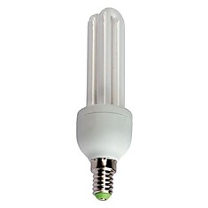 Лампа люминесцентная E14 15W 2700K Космос