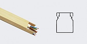 Кабель-канал ПВХ сосна 25х25 2м