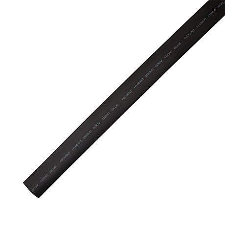 Термоусадка REXANT ТУТ 20/10 мм 1м черная, цена за шт (10!), 22-0008
