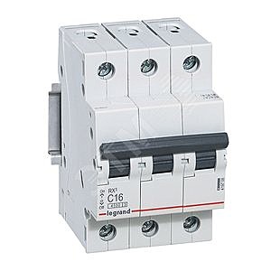 Автомат Legrand 3P 25 А выкл. автоматический RX3 4,5 кA C