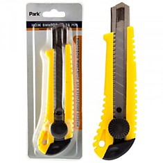 Нож технический винтовой лезвие 18 мм Park 6893