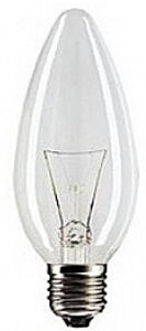 Лампа накаливания E27 свеча ДС 230V 40W (уп.100шт.) (Калашниково)