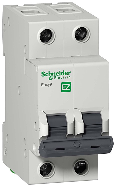 Автомат Schneider EASY 9 2P 16А автоматический выкл. 4,5кА х-ка С 230В EZ9F34216